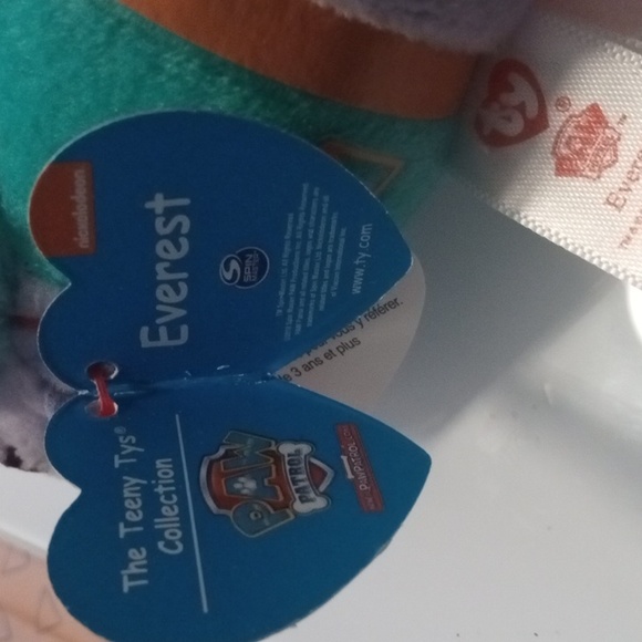 🐾Teeny Tys Paw Patrol in (Everest) The Dog| Ty Beanies Collectible NWT - Picture 4 of 10